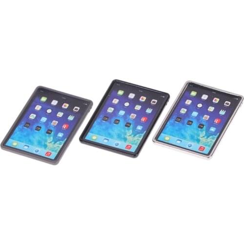 1/12 Dollhouse Miniature Tablet Simulation Mini Computer Model Doll House Decoration Furniture Toys for Dollhouse Accessories