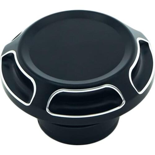 Motorcycle Black Aluminum Fuel Gas Tank Oil Cap for Harley Sportster 1200 XL883 48 1996-Up