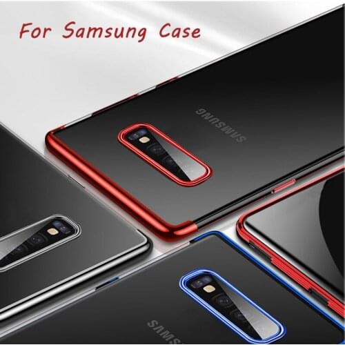 For Samsung Galaxy A10s A10e Soft TPU Case For Samsung A10 A01 Cover Silicone Luxury Plating Phone Case