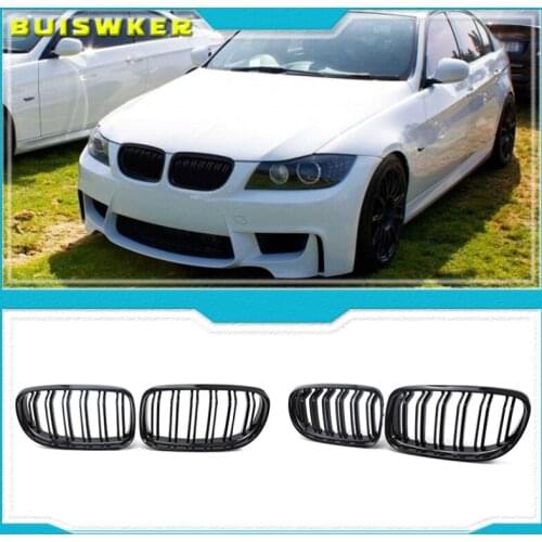 New Front Hood Kidney Grille Bumper Single Dual Grill Fit For BMW 3-Series E90 E91 2009-2012,Car accessories Replacement Part