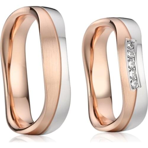 Custom Alliances wedding rings his and her women jewellery couple ring engagement wholesale 100pcs