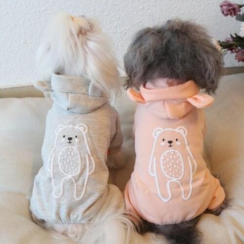 Dog Clothes Cat Dog Bear Cotton Jumpsuits Jacket Coat Fashion PET Clothing For Dogs Pet Winter Warm Pet Products Puppy Chihuahua