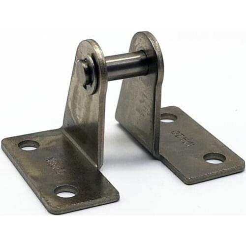 Original AirTac Cylinder Bracket Low Carbon Steel Mounting Bracket F-MA20SDB for Bore 20mm 25mm MAL MA Pneumatic Cylinder