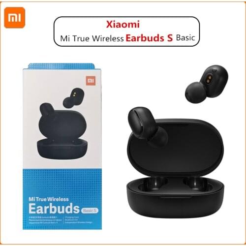 Original Redmi AirDots S Mi True Wireless Earbuds Basic S TWS Global Version Xiaomi Bluetooth Headset Game Mode Zero delay Mini