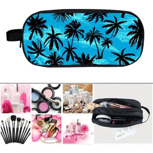 3D Print Anime Hawaii Style Pencil Case Pen Bag Kindergarten Pencil Box Stationery Storage Cosmetic Case Travel Pouch Student