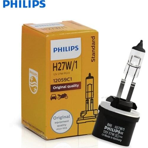 Philips Vision 880 H27W/1 PG13 12059C1 12V 27W +30% More Bright Original Light Car Fog Lamp OEM Quality Auto Head Bulb (Single)