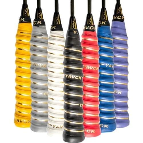 Bronzing Badminton Sweatband Sweat Absorbed Anti-slip Band Grip Tape For Fishing Rod Squash Tennis Racket Bicycle Handle Tape