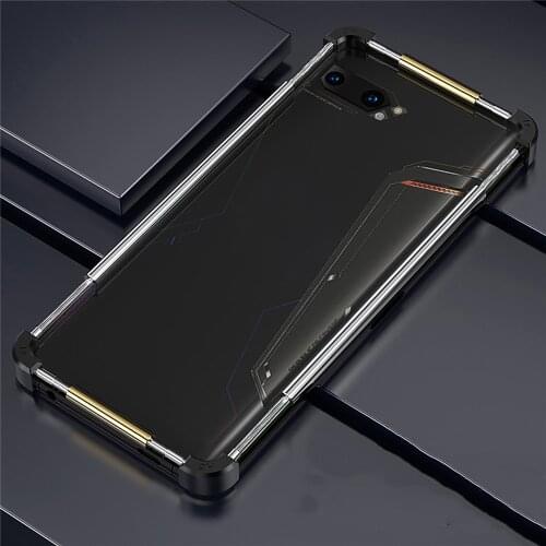 Shockproof Shell Metal Mobile Phone Frame Stainless Steel Protective Frame Bumper Cover for ASUS ROG 5 Phone Accessories