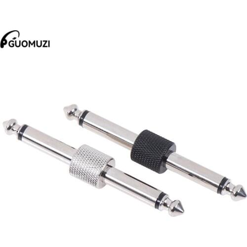 6.35mm Guitar Effects Pedal Connector Coulper Jack Interface Cable Adaptor Electric Pedal Pedalboard Board Accessories