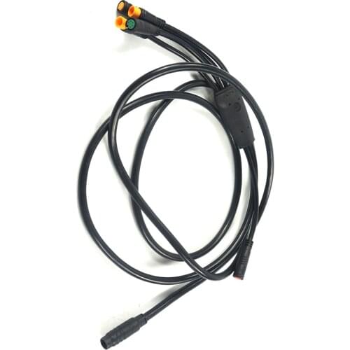 5 IN 1 Electric Bicycle E-Bike Integration Waterproof Cable 132cm For KT Controller e-bike accessories ebike battery bag