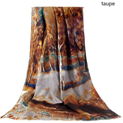 1PCS Fashion Elegant shalws Landscape scarves Hi-Q ladies wraps Winter scarf Islamic bandana Long muffler Muslim hijab Viscose