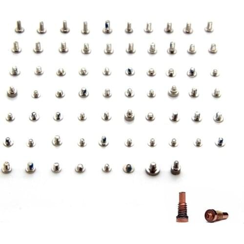 10Sets/lot Silver/Black Color Full Screw Set for iPhone 7