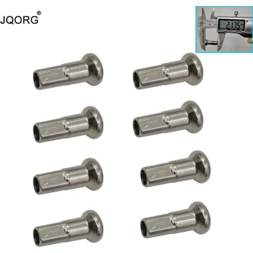 9 K 3.5 mm Spoke Use Nipples Material 304 Stainless Steel 22 mm Longer Sliver Color Hexagon Tail Motorcycle Wheel Spoke Use Nuts