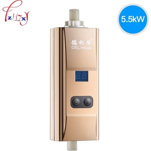 Home Use Instant Tankless Electric Water Heater Heating Faucet Shower Bath Heater Bottom Water Flow Inlet Water Heater 220V 1pc