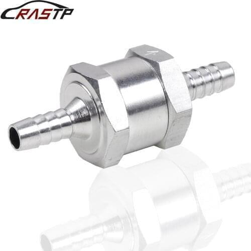 RASTP-6/8/10/12MM Aluminum Alloy Non-Return Check Valve Fit For Fuel Pipe Oil Diesel 1/4 " 5/16" 3/8 " 1/2 " RS-OFI061