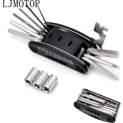 Hot MultiFunction Bike Motorcycle Mechanic Repair Tools Screwdriver Kits For Honda VFR750 ST 1300 ST1300 Black SpiRit RC51
