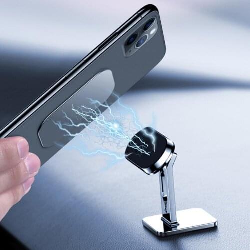 T-Shaped Magnetic Mobile Phone Holder 360-Degree Rotation Car Dashboard GPS Phone Holder Air Vent Mount Phone Holder Bracket
