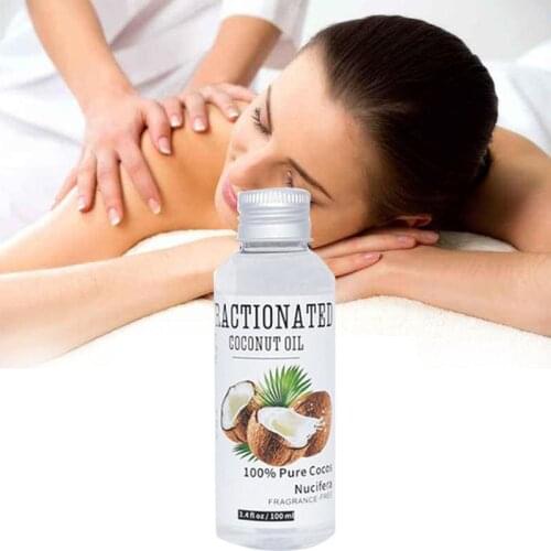 100% Pure Sweet Almond Oil Coconut Oil Cold Pressed Moisturizing Oil Essential SPA Body Nourishing Care Skin Massage Q5Z9