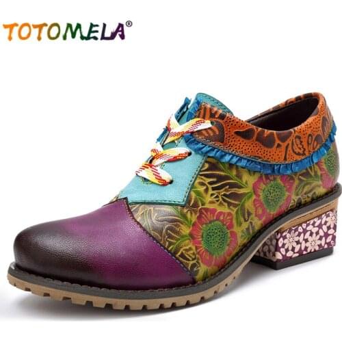 Женские оксфорды TOTOMELA China At AliExpress