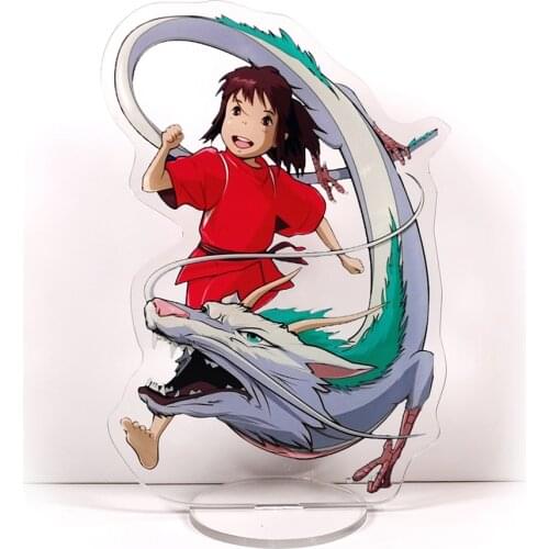 Spirited Away ogino chihiro Haku Kohakunushi couple GM acrylic stand figure model plate holder cake topper anime