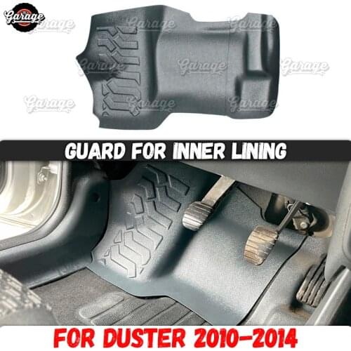Protective cover case for Renault Duster 2010-2014 Russian version on inner carpet under pedals accessories car protection