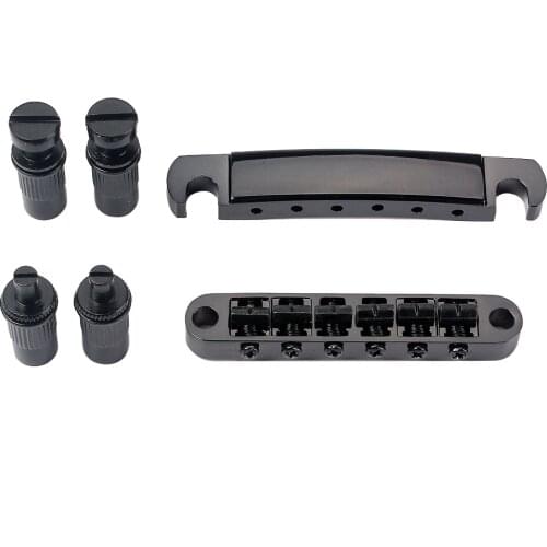 1 Set Tune O Matic Bridge And Tailpiece For LP Electric Guitar Replacement
