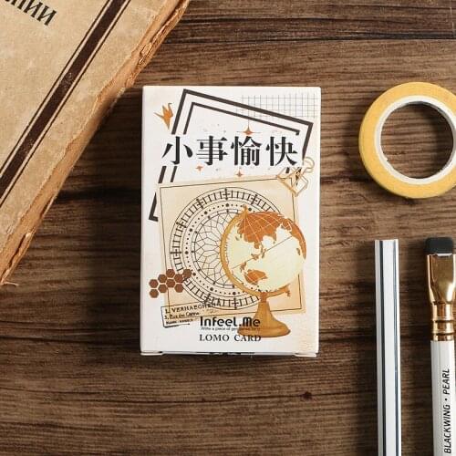 28 Sheets/Set Creative Happy Time Series Mini Postcard/Greeting Card/Wish Card/Christmas Gift Card