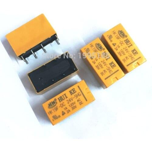 5PCS HK19F-DC24V-SHG Relay 24VDC Solid State Relay 8pin Rele 24V Communication Relay HK19F-DC 24V -SHG High-Quality