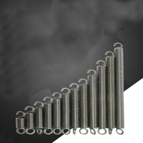5pcs 1.8mm wire diameter 12mm outside diameter tension spring stretch extension springs pulling spread elasticity 50mm-70mm