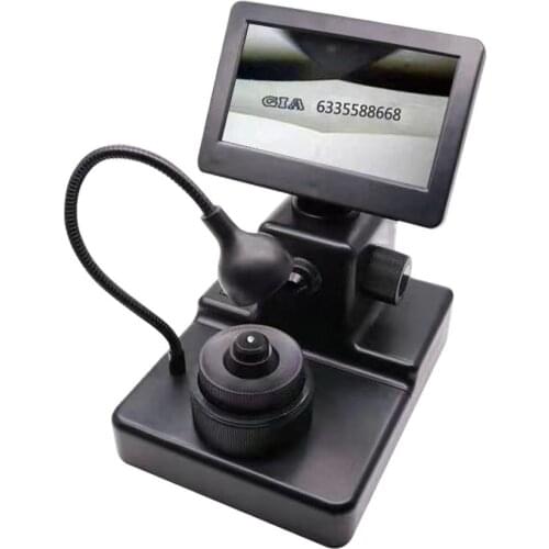 50X-1000X Diamond Inscription Scope Digital Diamond Girdle Viewer with LCD Screen Jewelry Tools