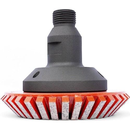 Diamond CNC Grinding Wheel With 1/2 Gas Arbor For Router Machine Stone Granite Marble Edge Cutting Profiling Wheel