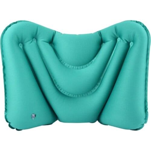 Car Ultralight Compact Inflatable Camping Pillow Soft Compressible Travel Air Pillow Lumbar Support Car Interior Accessories