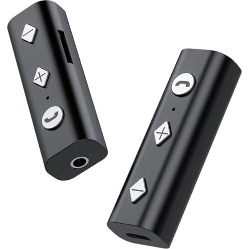 Bluetooth 5.0 Receiver Car Kit USB 3.5MM Jack AUX Audio Auto MP3 Music Dongle Adapter for Wireless Keyboard FM Radio Speaker