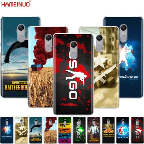 HAMEINUO Counter Strike CS GO and PUBG Cover phone Case for Xiaomi redmi 5 4 1 1s 2 3 3s pro PLUS redmi note 4 4X 4A 5A