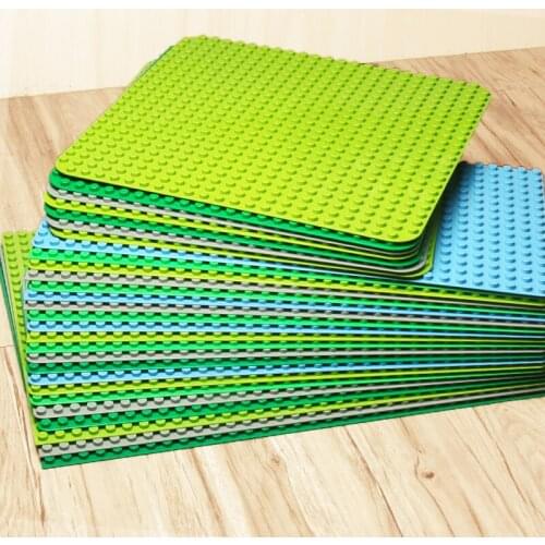 Compatible Quality BasePlate Building Blocks Wall toys DIY Base Plate 50*50 32*32 16*32 Dots Bricks Toys for Kids