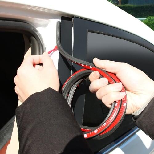 Car Door Rubber Seal Strips Trunk Sealing Stickers for toyota chr corolla camry prius venza prado Rav4 Auris Yaris aygo