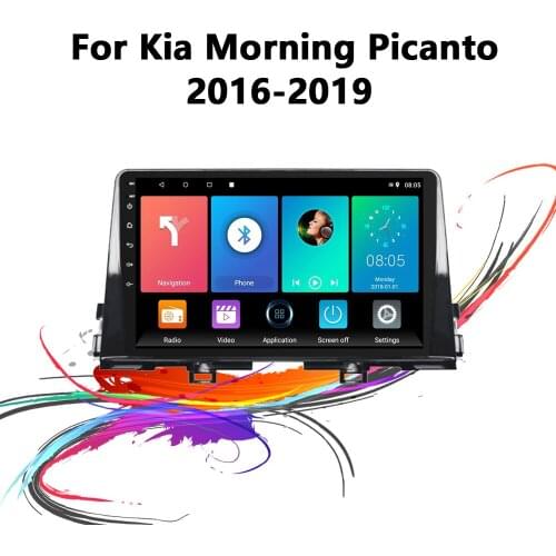 Eastereggs For Kia Morning Picanto 2016-2019 9 inch Android 2 Din Car Multimedia Stereo Player Navigation GPS WIFI Radio