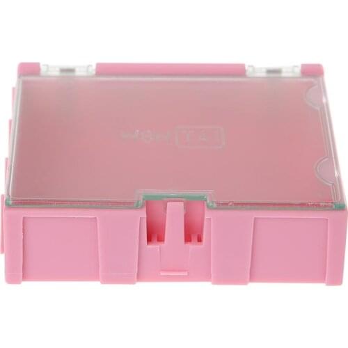 Mini SMD SMT Electronic Box IC Electronic Components Storage Cases 75x63x21mm