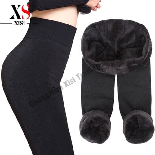 GZXISI Fashion Knitting HOT SALE 2017 Casual Winter New High Elastic Thicken Ladys Leggings Warm Pants Skinny Pants For Women