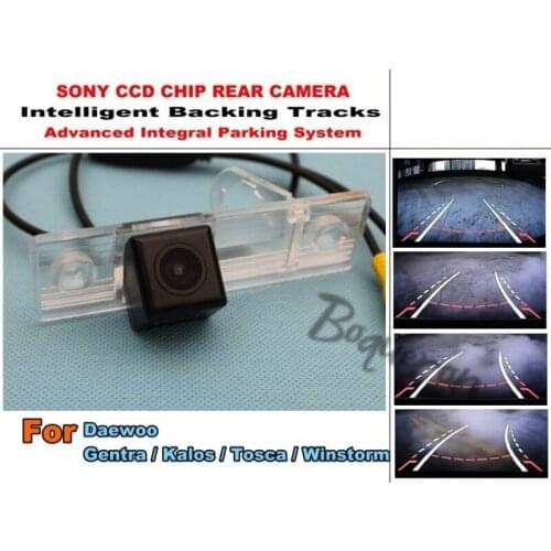 Intelligent Car Parking Camera / For Daewoo Gentra / Kalos / Tosca / Winstorm with Tracks Module Rear Camera CCD Night Vision
