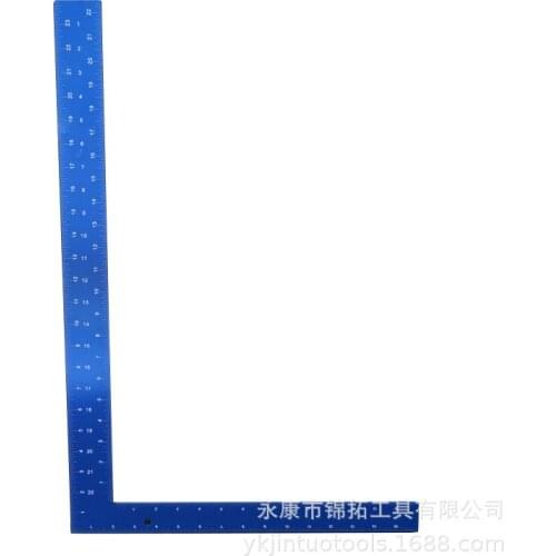 Measuring tools Aluminum alloy turning ruler 90 degree thickening square ruler woodworking black turning ruler