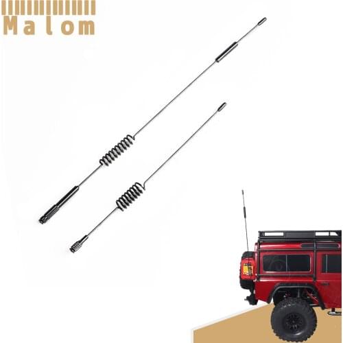 1PCS 19.5cm/29cm Metal Decorative Antenna for 1/10 RC Crawler Car Traxxas TRX4 Axial SCX10 90046 RC4WD D90 D110 Tamiya CC01 KM2