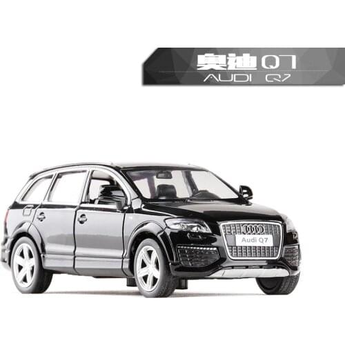 High Simulation 1:36 RMZ City Audi Q7 V12 Model Car Alloy Diecast Metal Pull Back Cars Toy Educational Collection For Kids Gifts