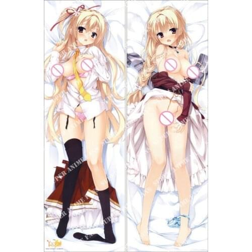 Japanese Anime Islenauts yuzu-soft Hugging Pillow Cover Case Pillowcases Decorative Pillows 50X160CM 2way