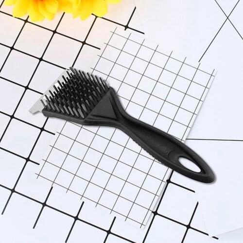 Stainless Steel Barbecue Kit Cleaning Brush Cooking Tools Wire Bristles Cleaner Outdoor Home BBQ Grill Cleaning Accessories