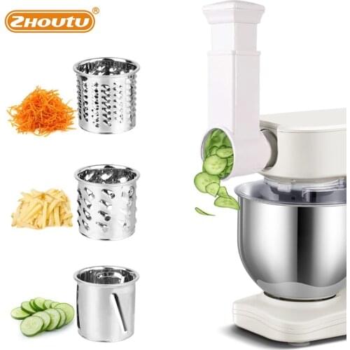 Slicer/Shredder Attachment, Cheese Grater, Veggie Cutter for Zhoutu FM121 Stand Mixer