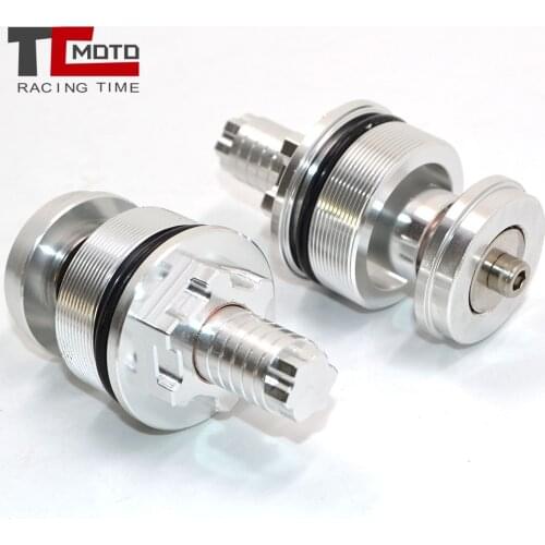 Front shock absorber screw cover Cap Preload Adjusters Fork Bolts For Suzuki SV650 S GSF 400 600 650 Bandit GSX 400 Impulse