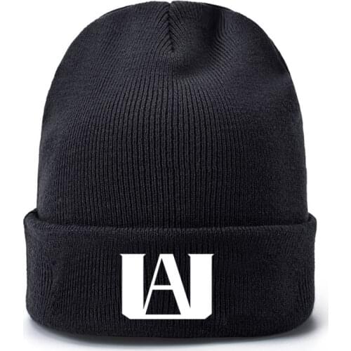 My Hero Academia Deku Todoroki Shouto All Might Props Casual Street Outdoor Mens and Womens Knitting Hat