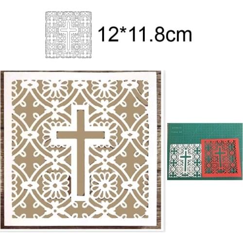 Metal Cutting Dies Stencils christmas gift box cross hollow for Scrapbooking photo Album stamps Decorative Embossing DIY Paper