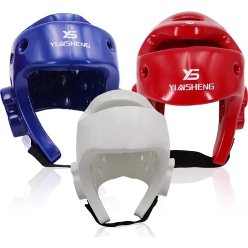 Taekwondo helmet Sanda kick Boxing Head Guard Headgear Protector Sparring Gear Helmet karate muay thai taekwondo head protection